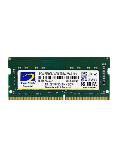TwinMOS 16GB 2666MHz DDR4 Notebook Ram MDD416GB2666N 